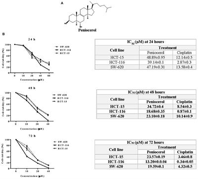 The Phytosterol Peniocerol Inhibits Cell Proliferation and Tumor Growth in a Colon Cancer Xenograft Model